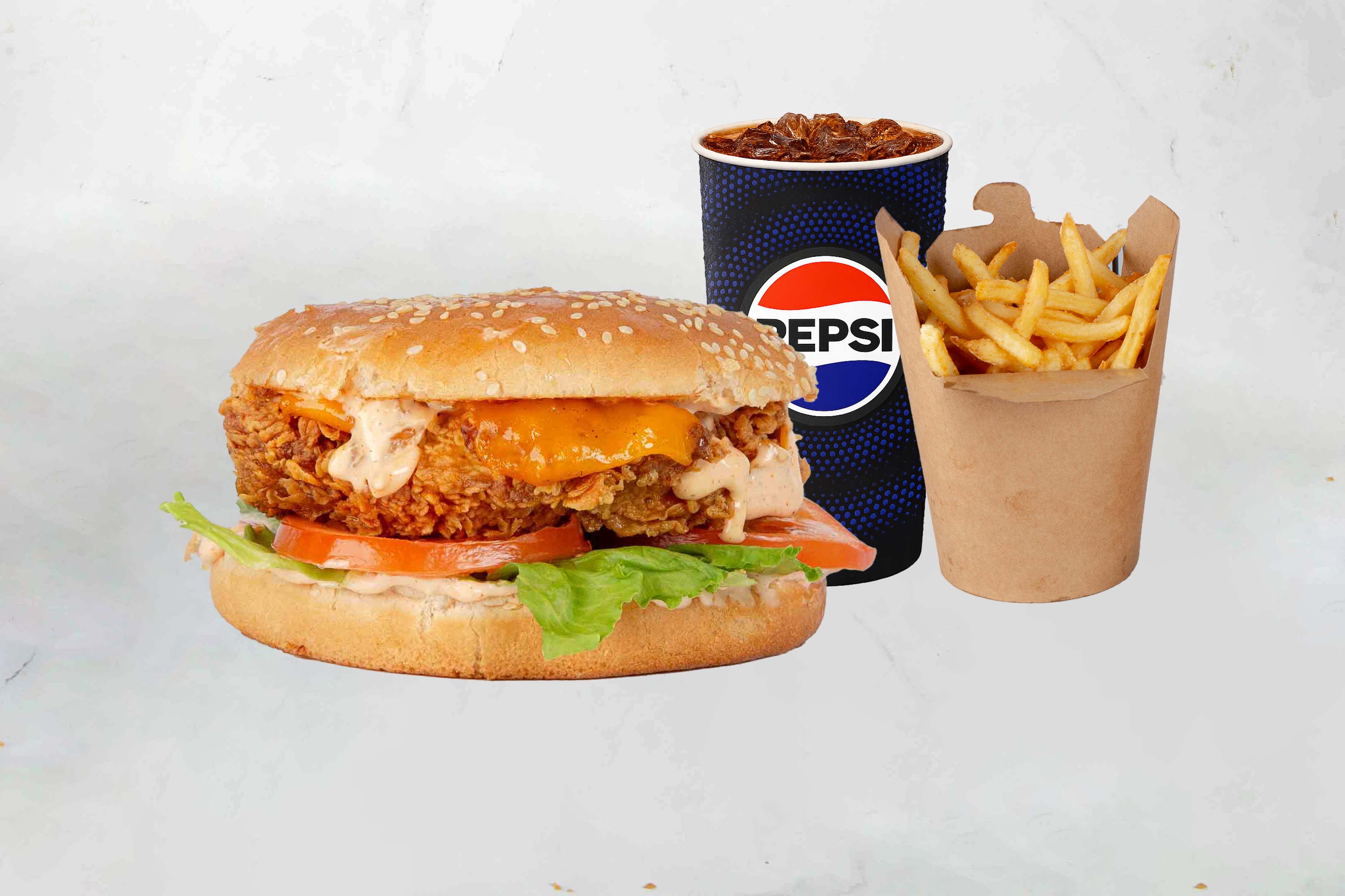 Rio Crunch Burger Kombo